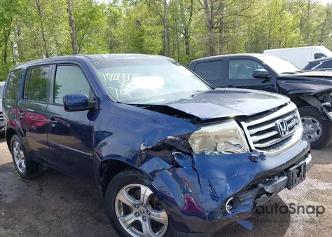 2013 Honda Pilot Ex-L z USA, uszkodzony, nr VIN 5FNYF4H53DB045773